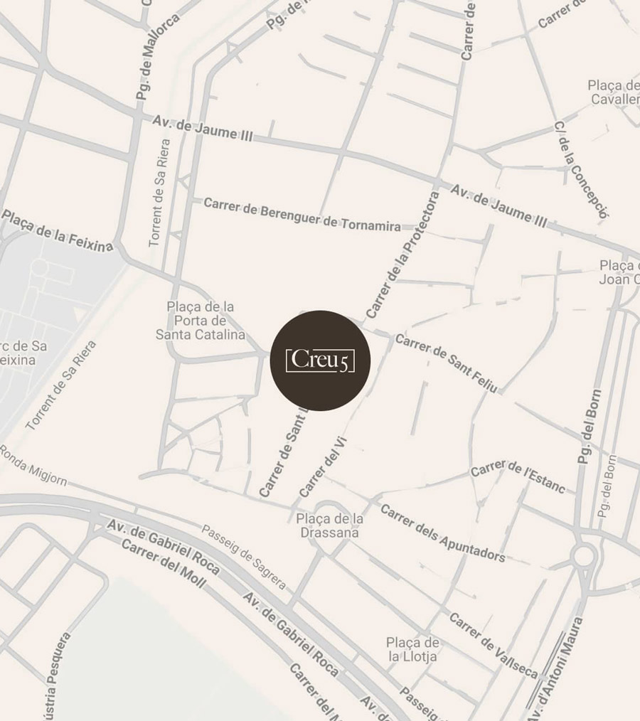 Map Creu 5 mobile